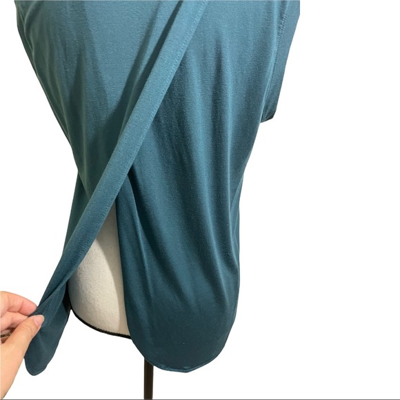 Marine Layer Tulip back Tank Top size Small blue green sleeveless. Supima - Picture 5 of 12